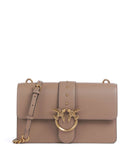 Pinko Love One Classic Crossbody tas biscotto zenzero/antique gold