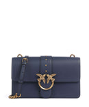 Pinko Love One Classic Crossbody tas blu indaco ombroso/antique gold