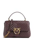 Pinko Love Lady Puff Classic Handtas cioccolato amaro/antique gold