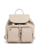 Pinko Carrie Rugzak beige/grigio fumo/antique gold