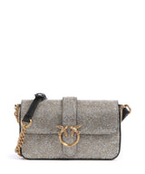 Pinko Love One Baby Slouchy Crossbody tas oro/antique gold