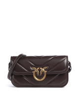 Pinko Love Box Horizontal Schoudertas rosso mogano/antique gold