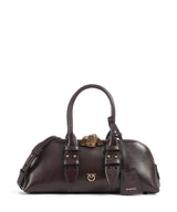 Pinko Bowling Horizontal Handtas rosso mogano/antique gold