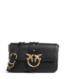 Pinko Love One Mini Slouchy Charms Crossbody bag nero/antique gold