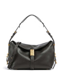 Pinko Saddle Baguette Mini Shoulder bag verde fango/antique gold