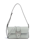 Pinko Love One Classic Slouchy Shoulder bag grigio perla/old silver