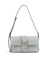 Pinko Love One Classic Slouchy Schoudertas grigio perla/old silver