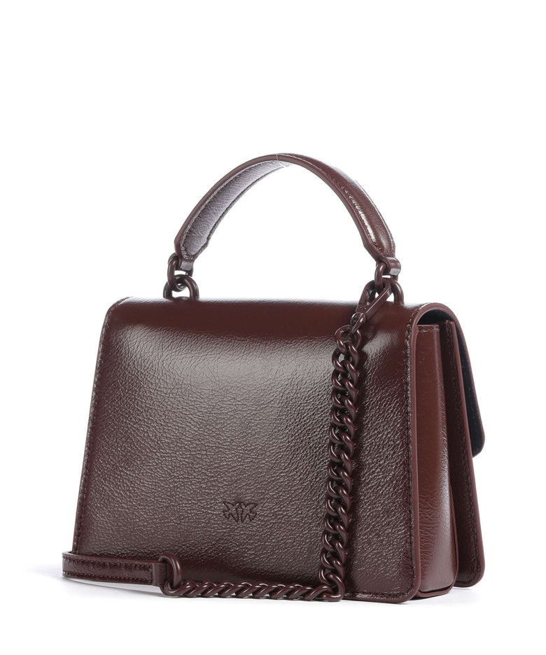 Pinko Love One Mini Handbag burgundy wine