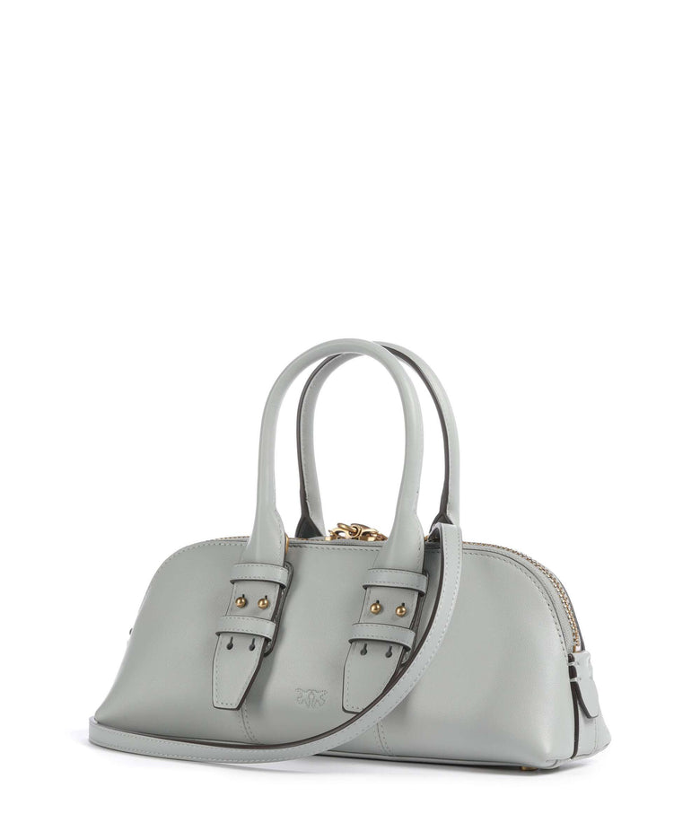 Pinko Bowling Horizontal Handbag grigio perla/antique gold
