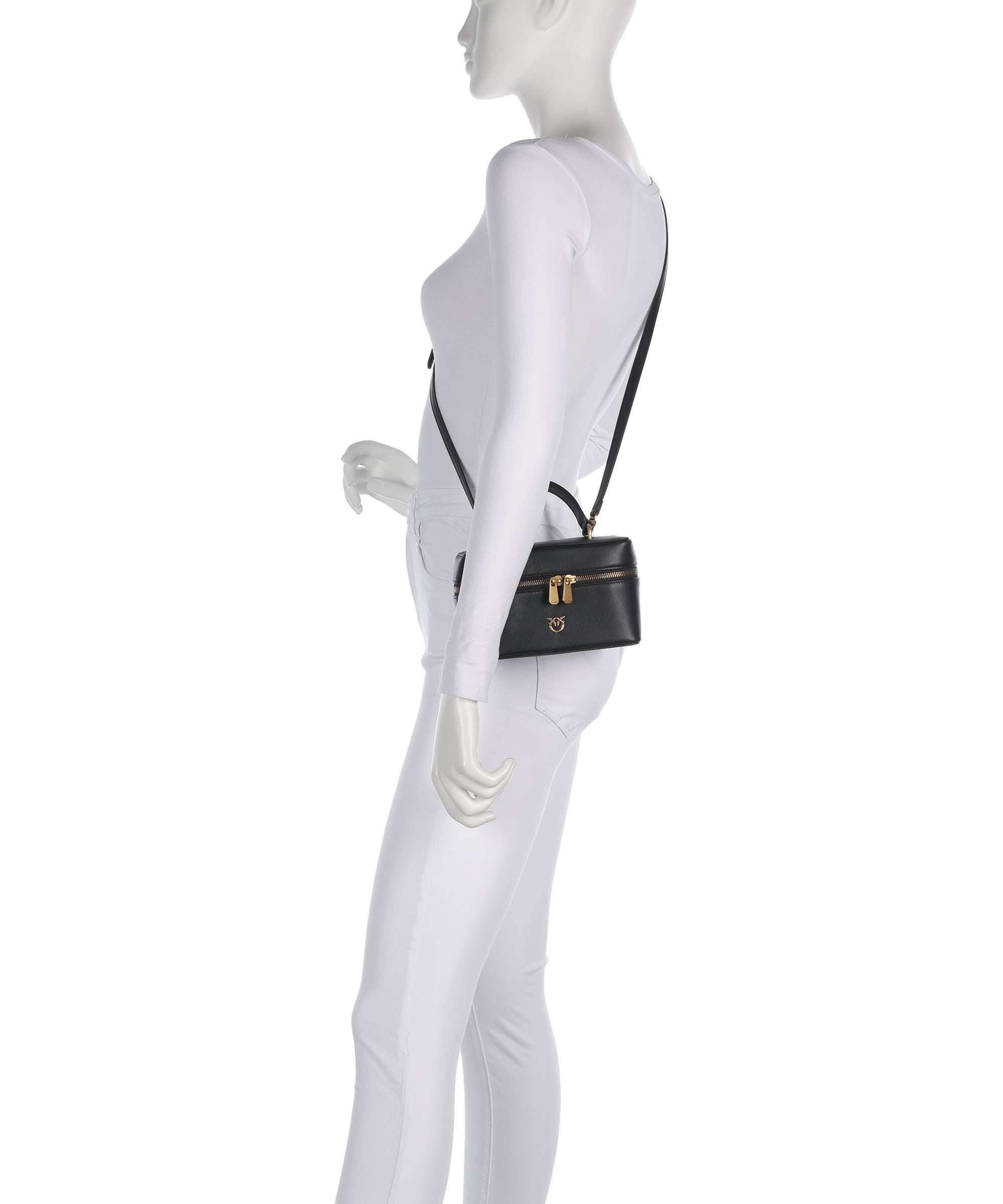 Pinko Vanity Mini Crossbody bag nero/antique gold