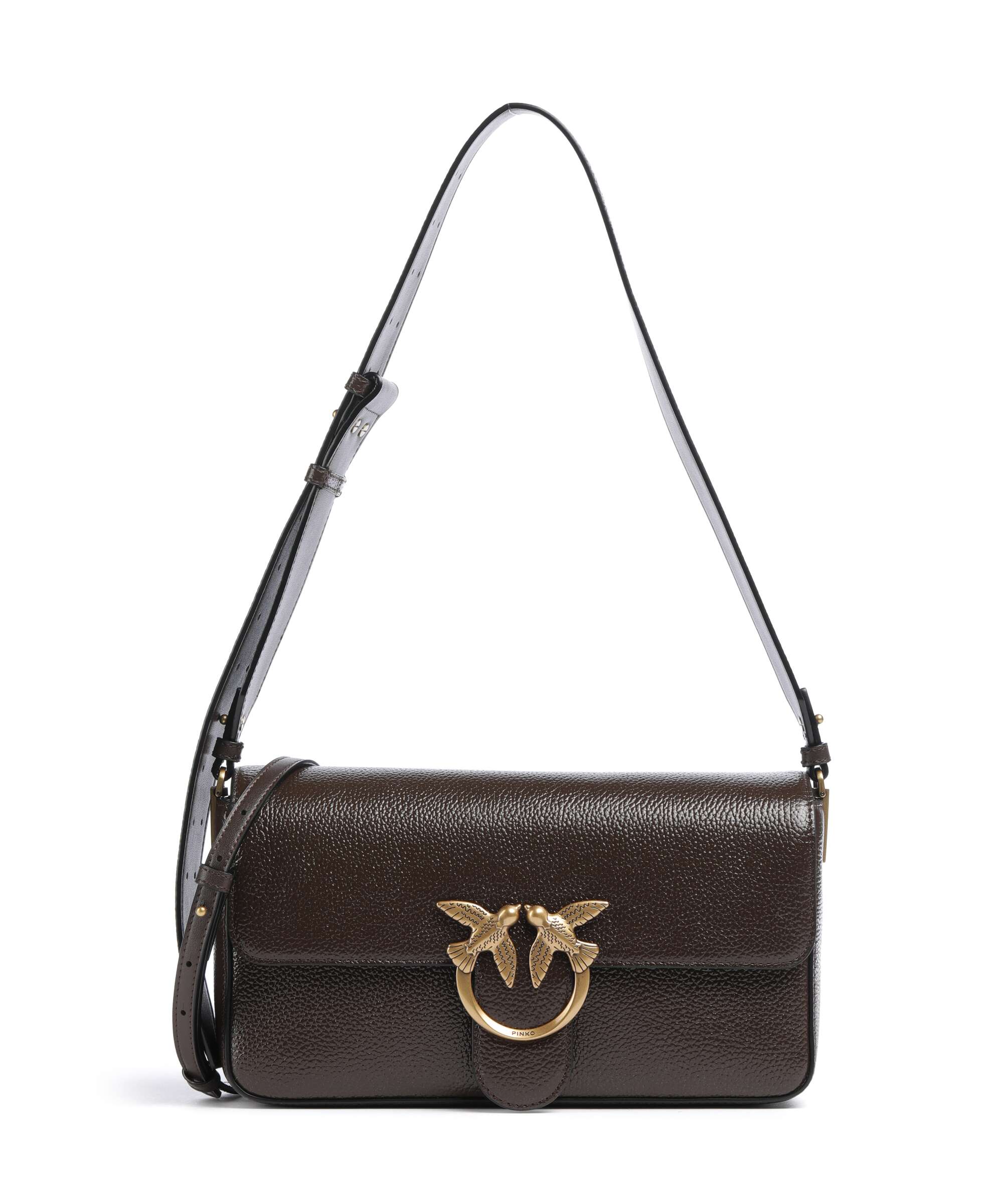Pinko Love One Classic Slouchy Shoulder bag marrone/chicco di caffe/antique