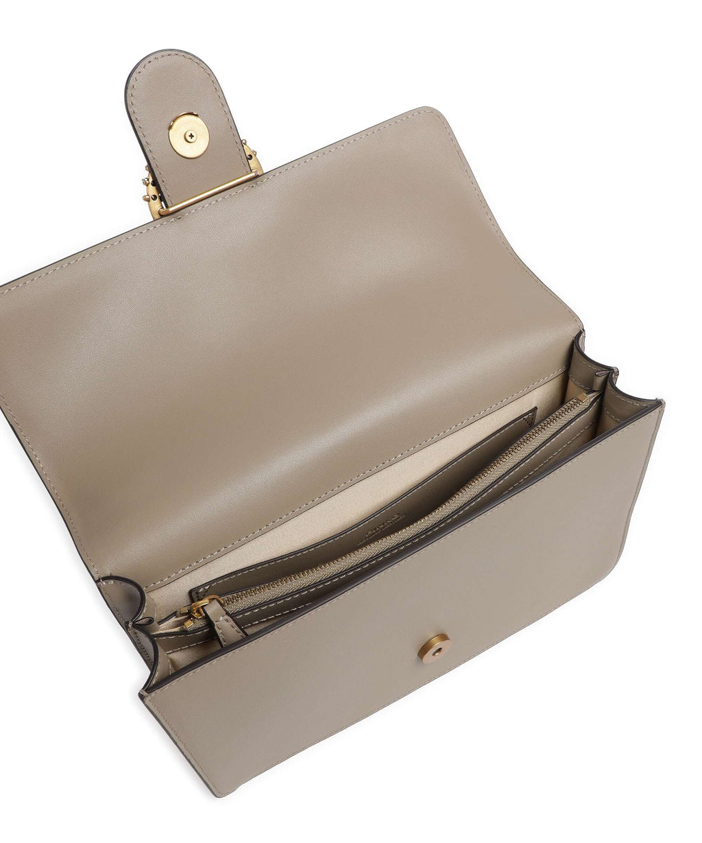 Pinko Love One Classic New Buckle Crossbody bag grigio talpa/antique gold