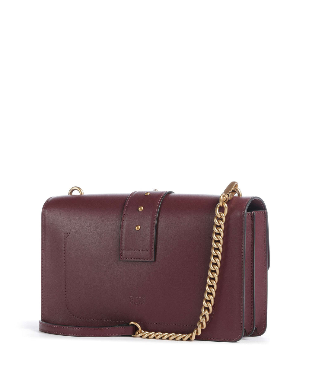 Pinko Love One Classic New Buckle Crossbody bag ribes intenso/antique gold