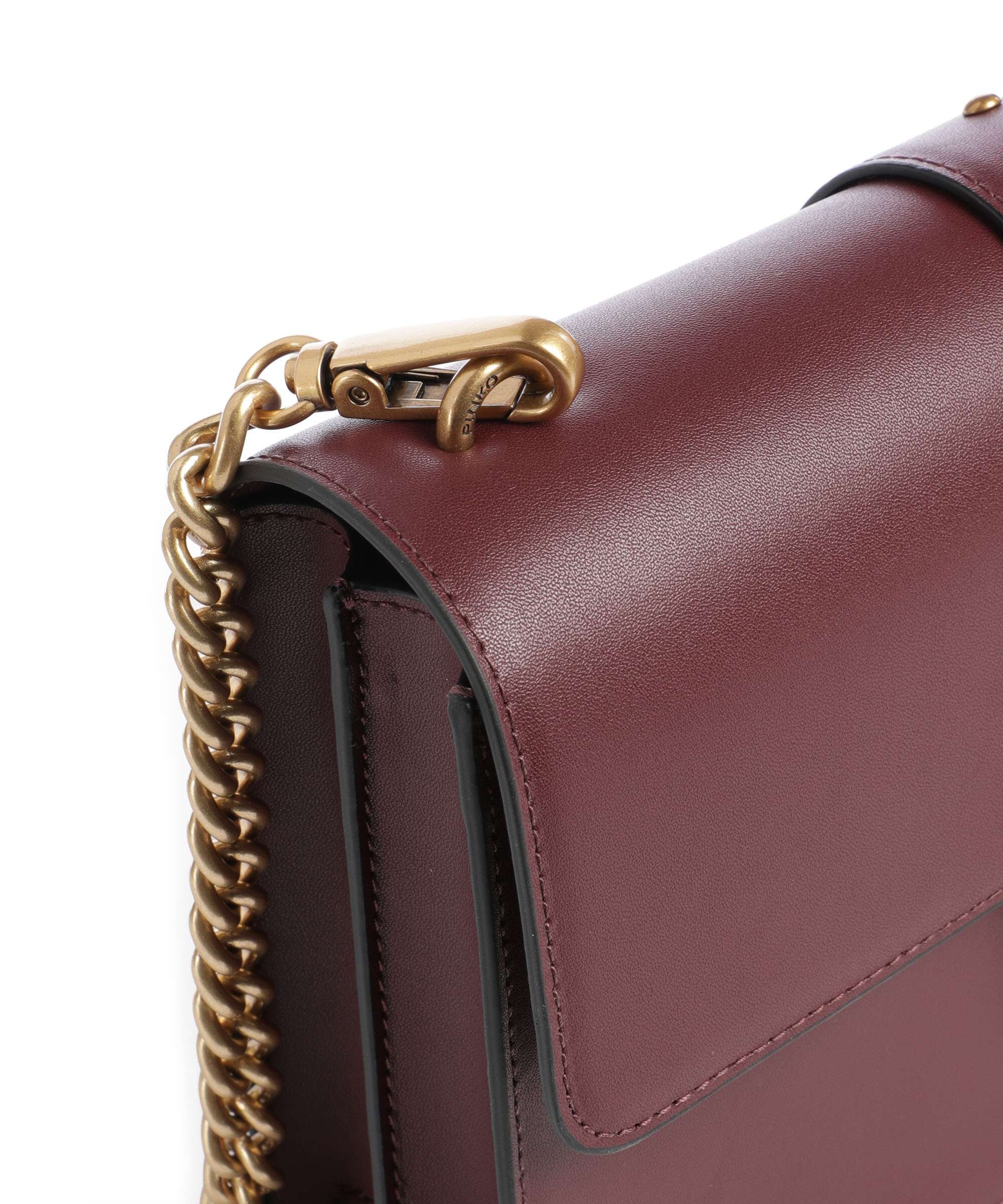 Pinko Love One Classic New Buckle Crossbody bag ribes intenso/antique gold