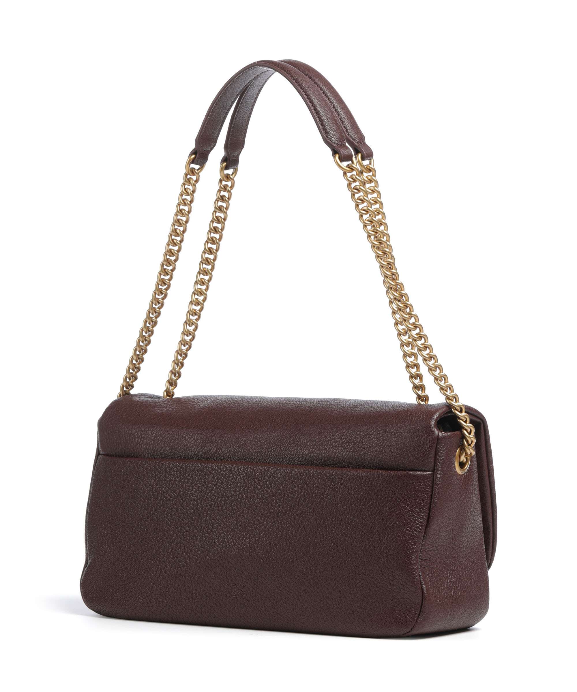 Pinko Click Soft Horizontal Chain Shoulder bag castano intenso/antique gold