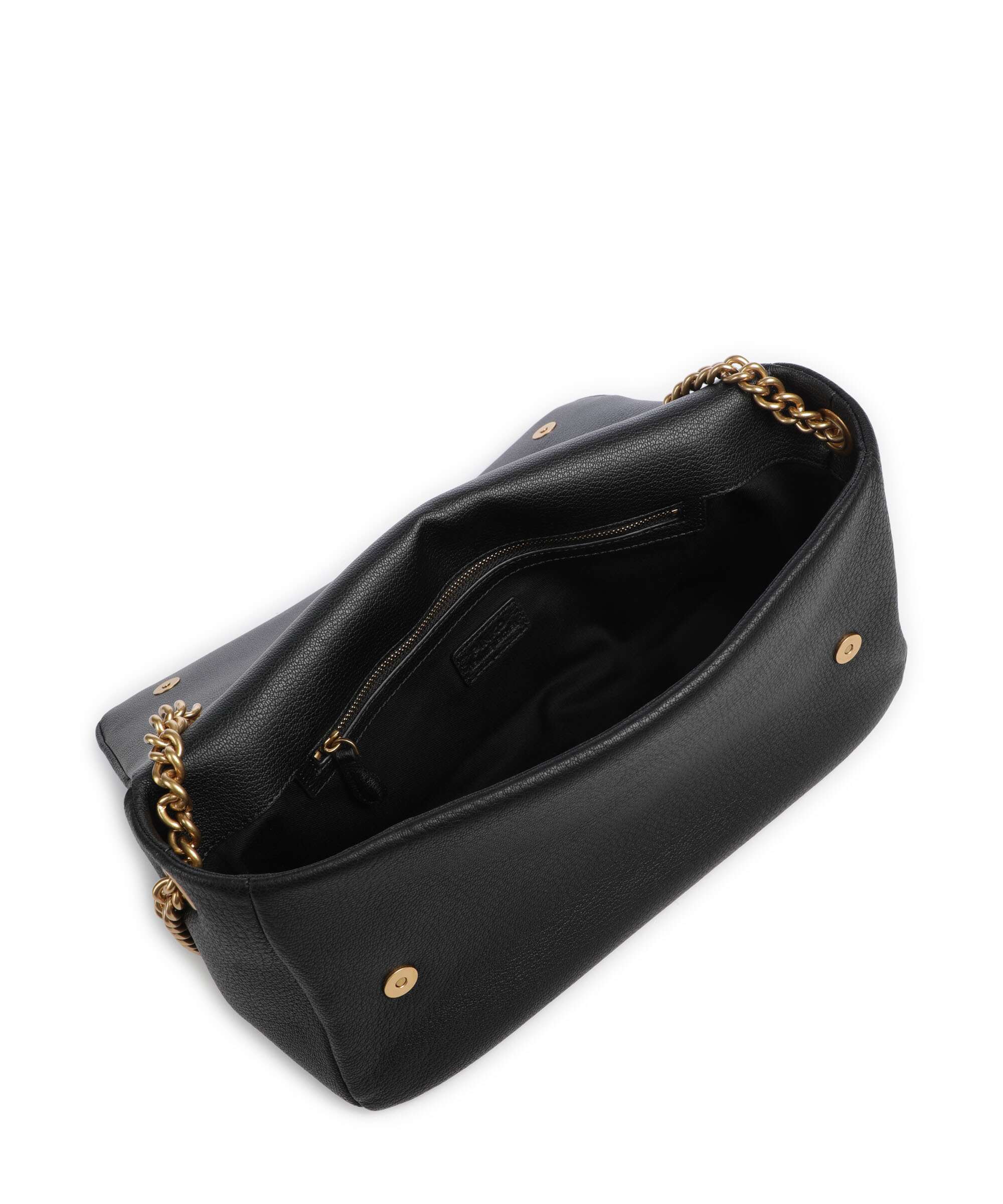 Pinko Click Soft Horizontal Chain Shoulder bag nero/antique gold