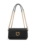 Pinko Click Soft Horizontal Chain Shoulder bag nero/antique gold