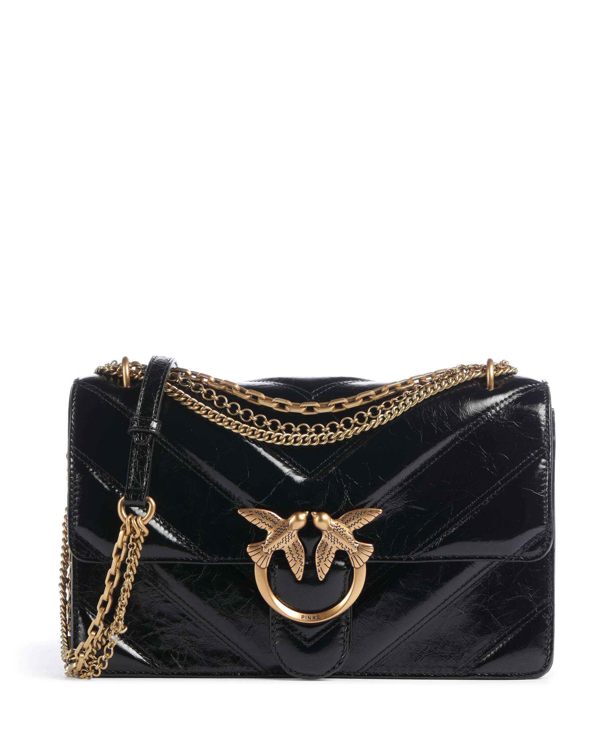 Pinko Love One Classic Shoulder bag nero/antique gold