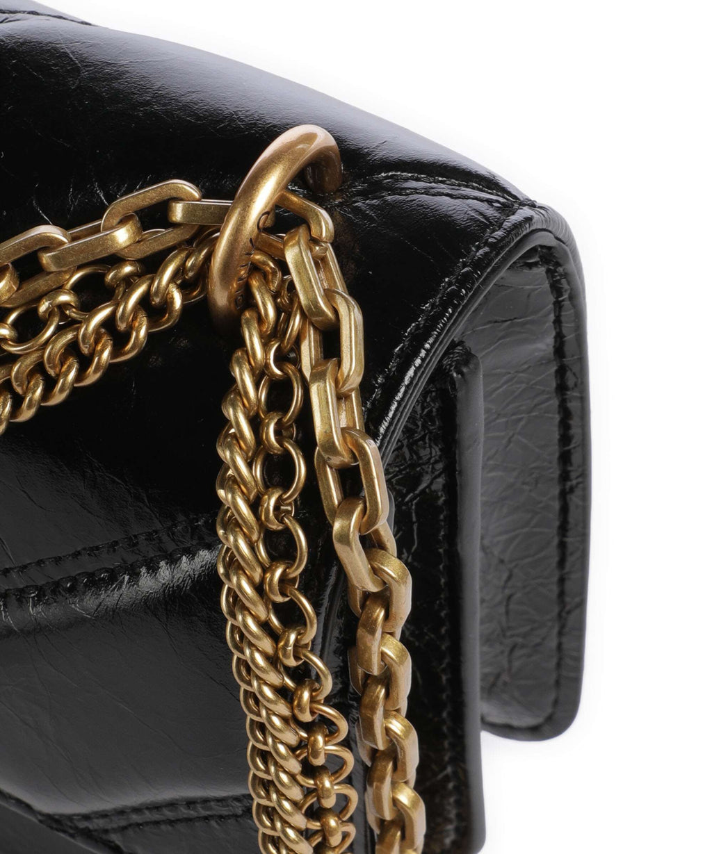 Pinko Love One Mini Shoulder bag nero/antique gold