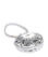 Vivienne Westwood Rosie Frame Metallic Crinkle Crossbody bag silver