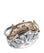 Vivienne Westwood Rosie Frame Metallic Crinkle Crossbody bag silver