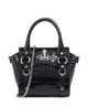 Vivienne Westwood Betty Embossed Croc Mini Crossbody tas black