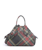 Vivienne Westwood Yasmine Saffiano Printed Small Handtas chelsea tartan