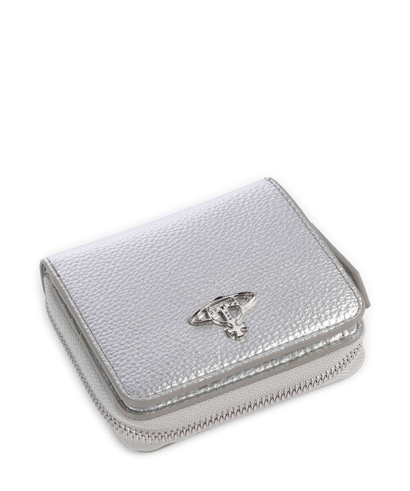 Vivienne Westwood Grain Medium Wallet silver