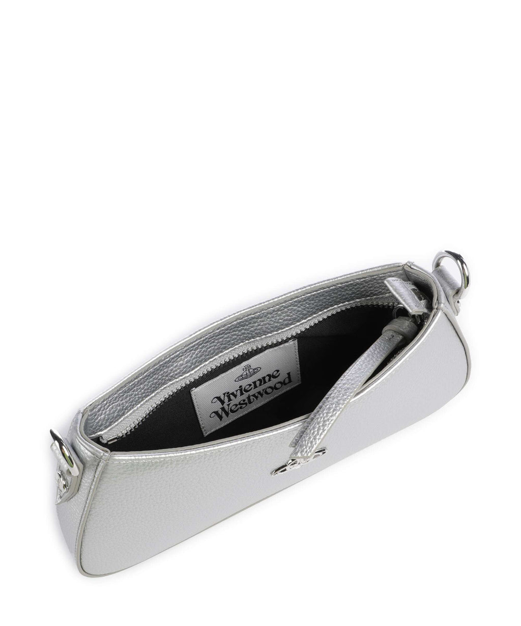 Vivienne Westwood Tasha Grain Shoulder bag silver