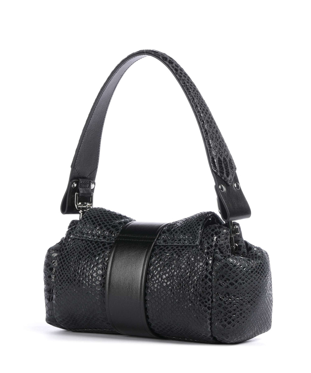 Vivienne Westwood Hazel Snake Effect Shoulder bag dark grey
