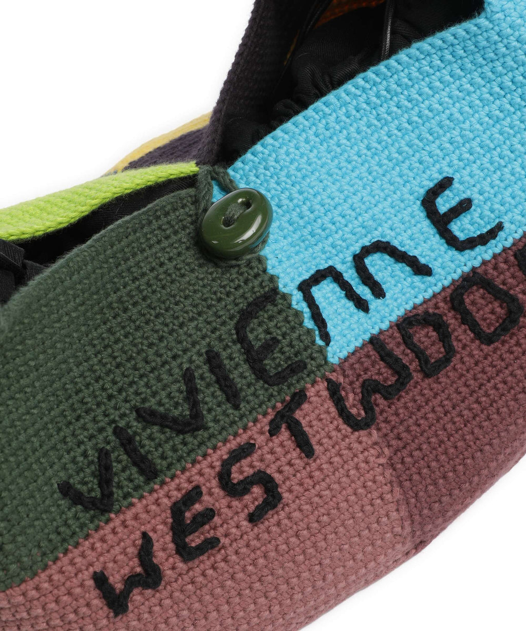 Vivienne Westwood Ellie Crochet Hobo bag multi patchwork