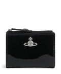 Vivienne Westwood Patent Credit card holder black/diamante orb