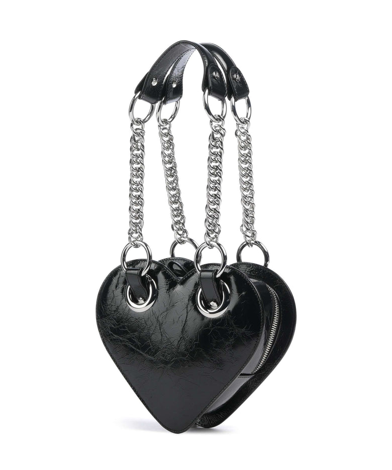 Vivienne Westwood Juliet Heart Naplak Handbag black