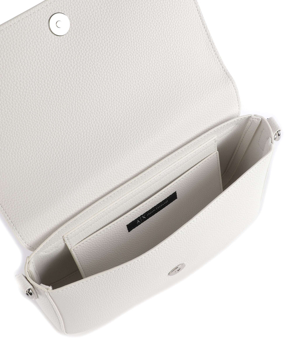 Armani Exchange Wave Crossbody bag bianco