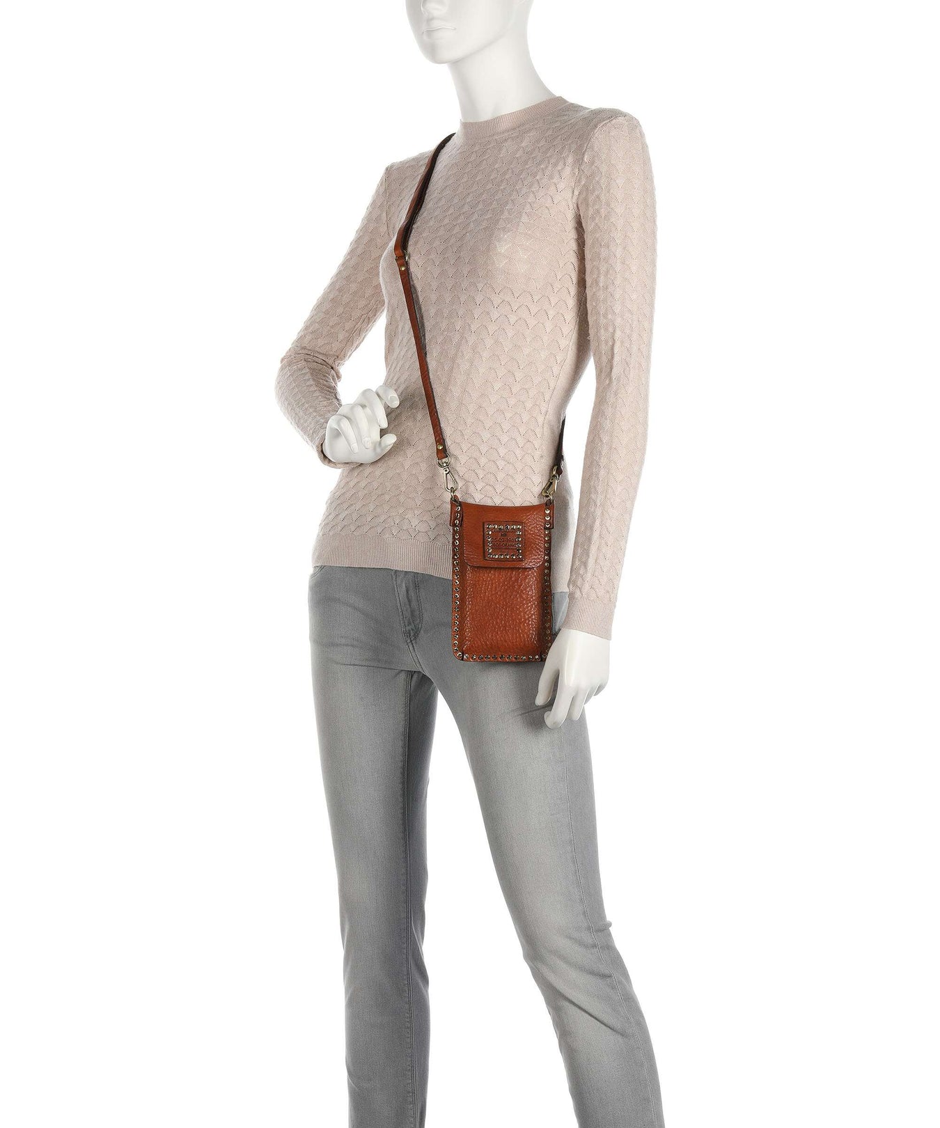 Campomaggi Phone bag cognac