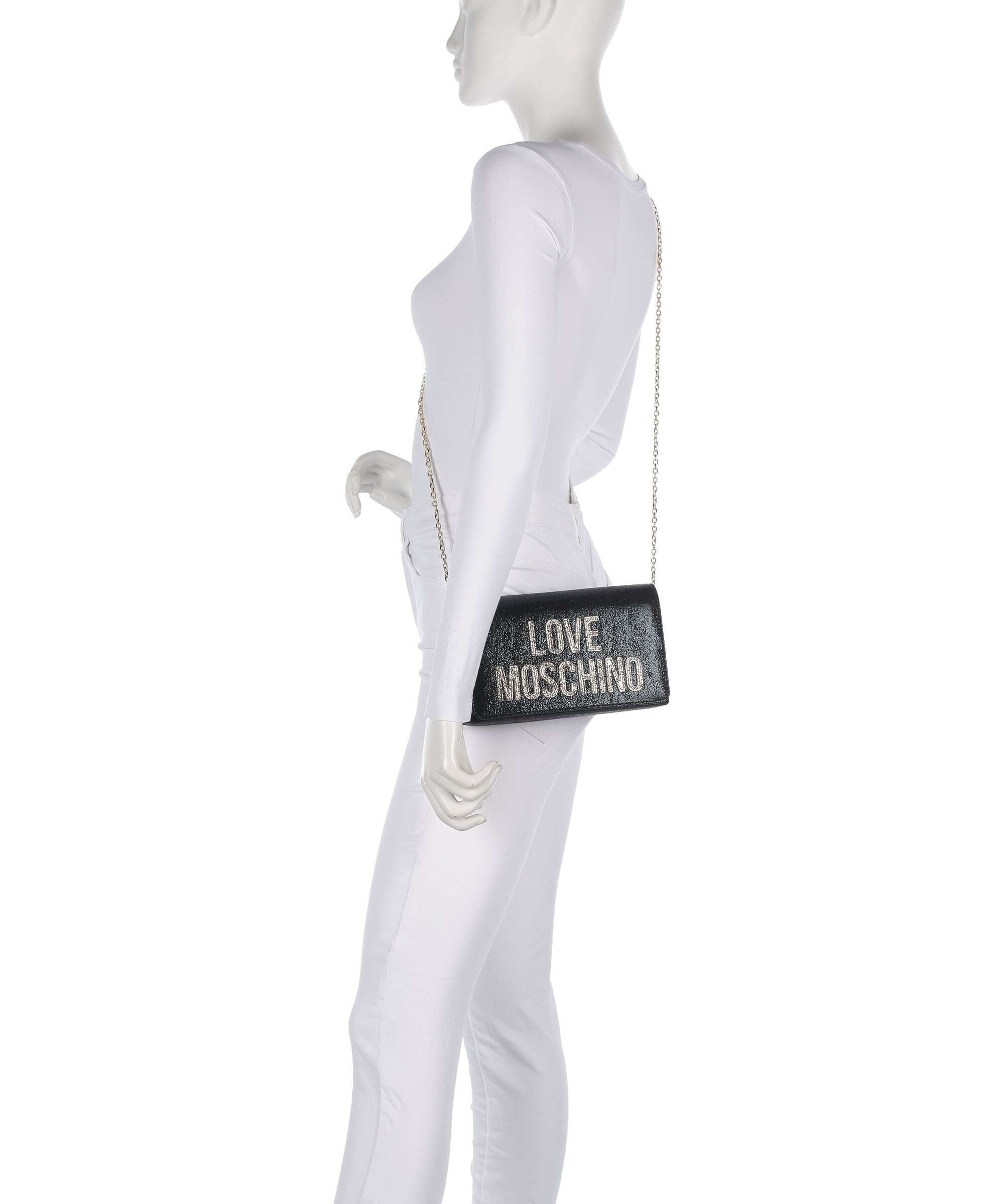 Love Moschino Smart Daily Crossbody tas polyester black