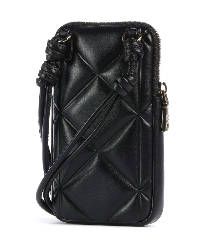 Love Moschino Embossed Q Phone bag black