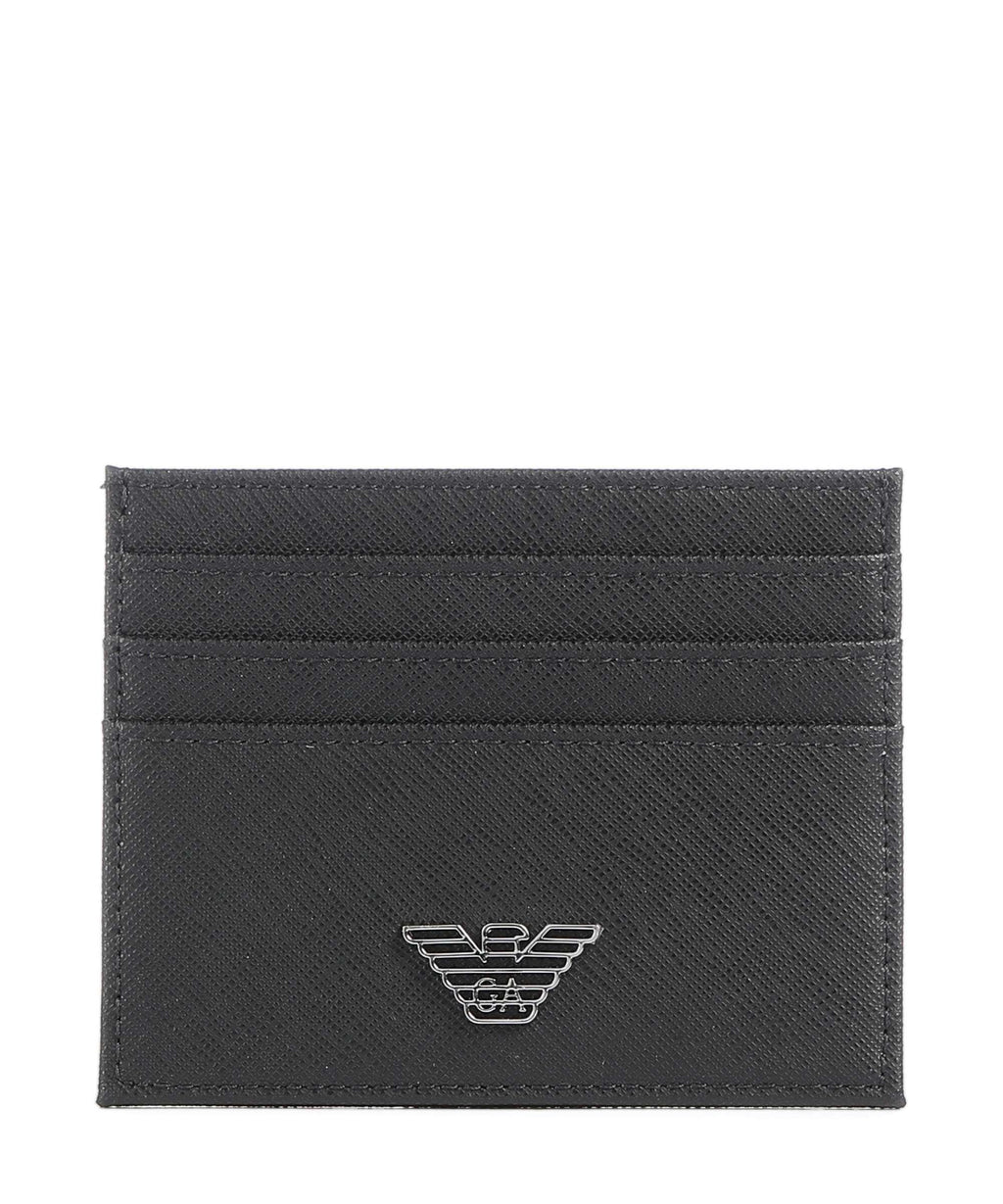 Emporio Armani Business Regenerated Credit card holder black