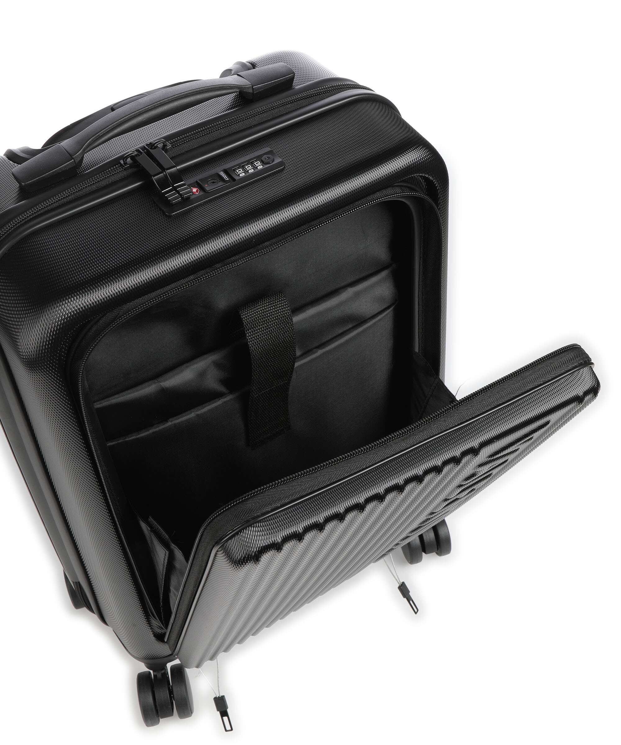 Valentino Bags Lexplor Spinner (4 wheels) nero