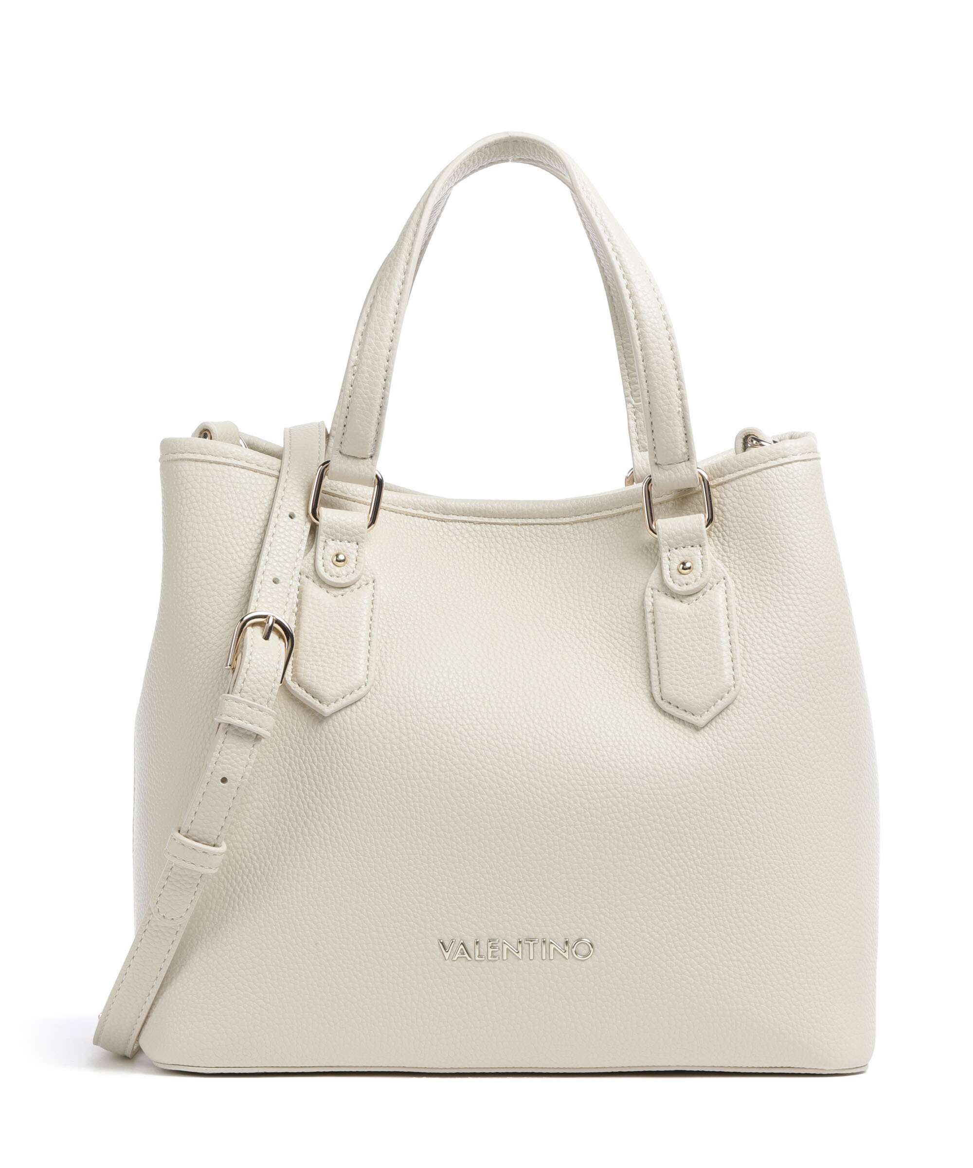 Valentino Bags Brixton Handtas imitatieleer ecru - VBS7LX05-991