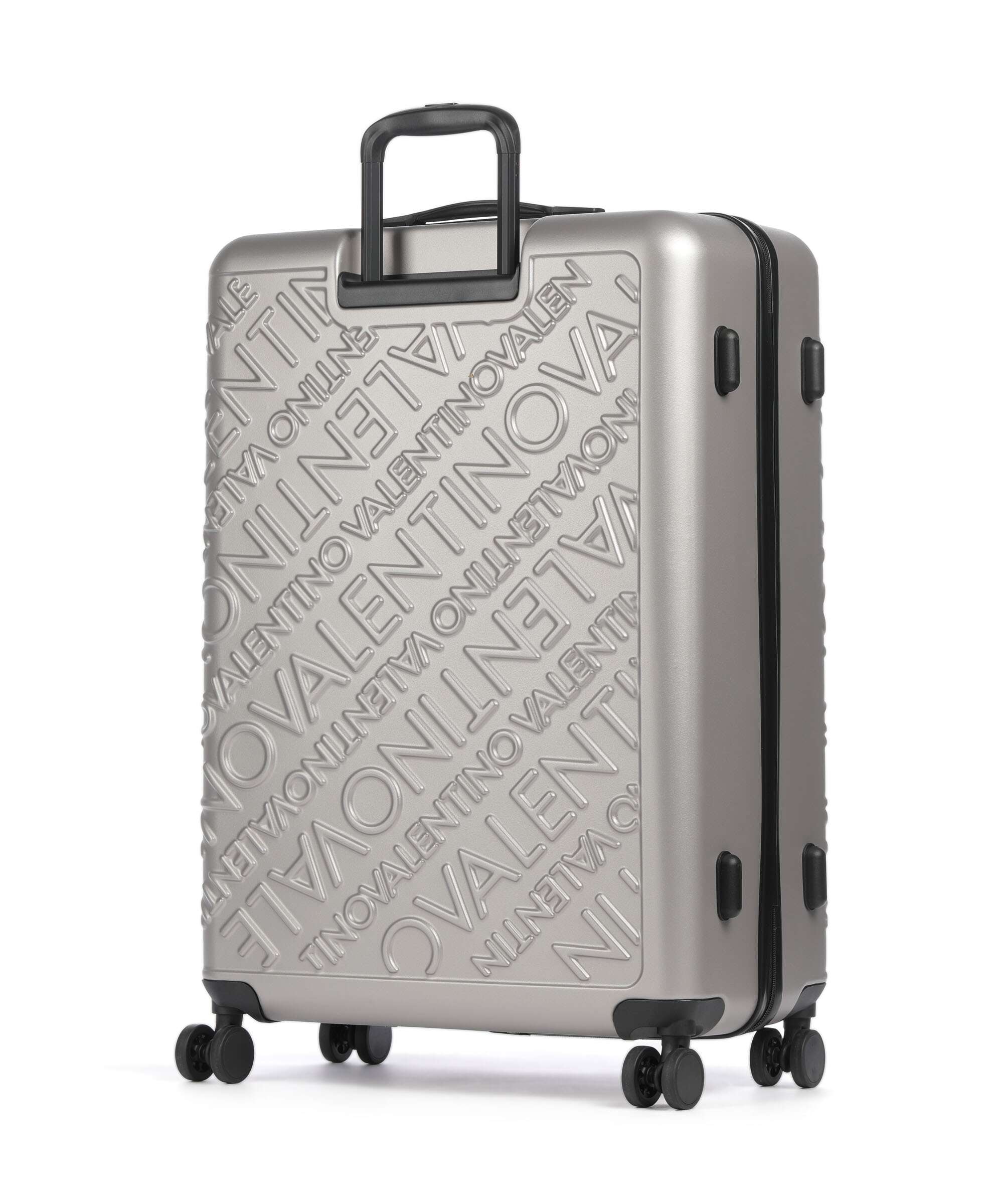 Valentino Bags Mars Spinner (4 wheels) silver