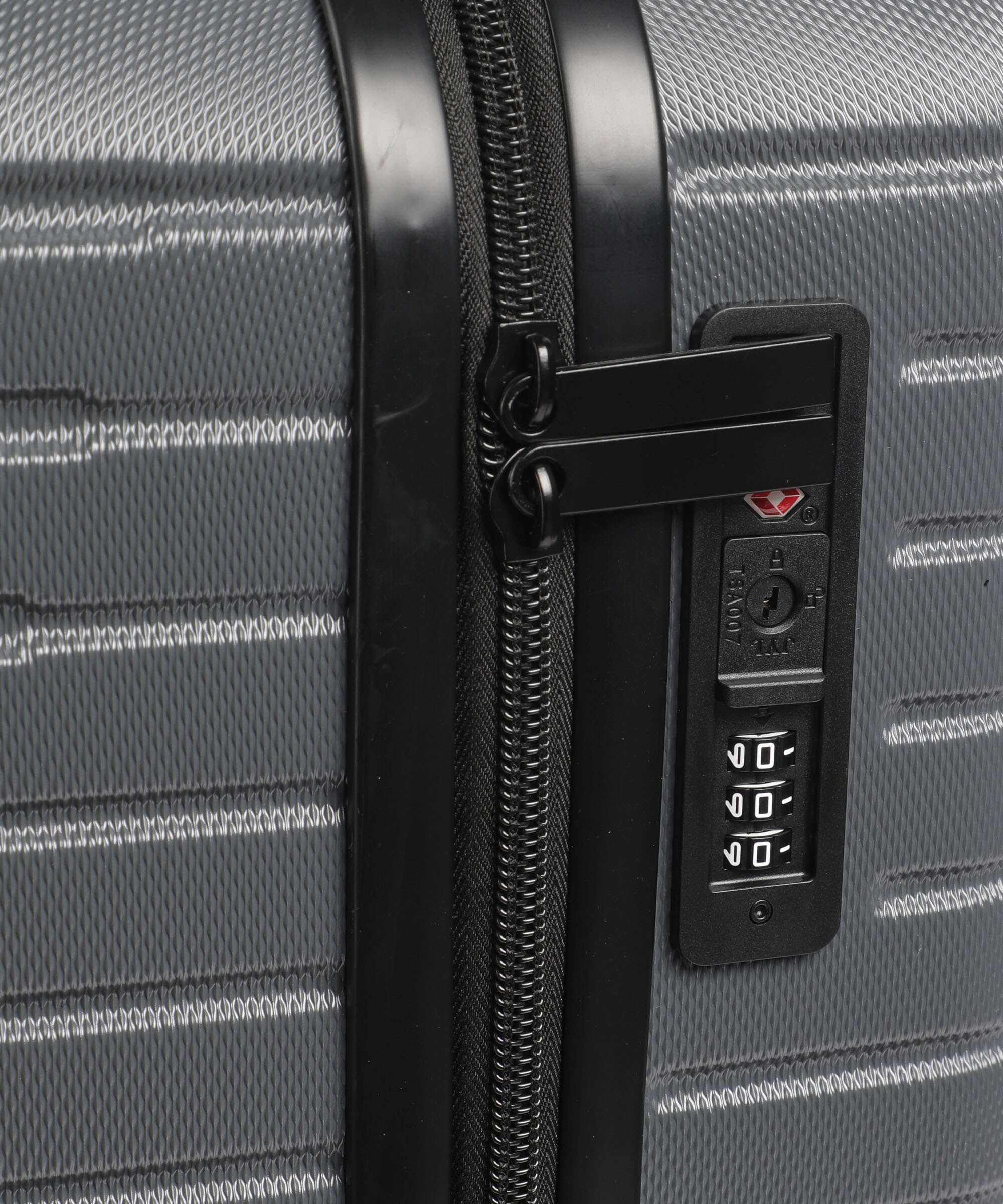 Valentino Bags Mercury Spinner (4 wheels) gunmetal