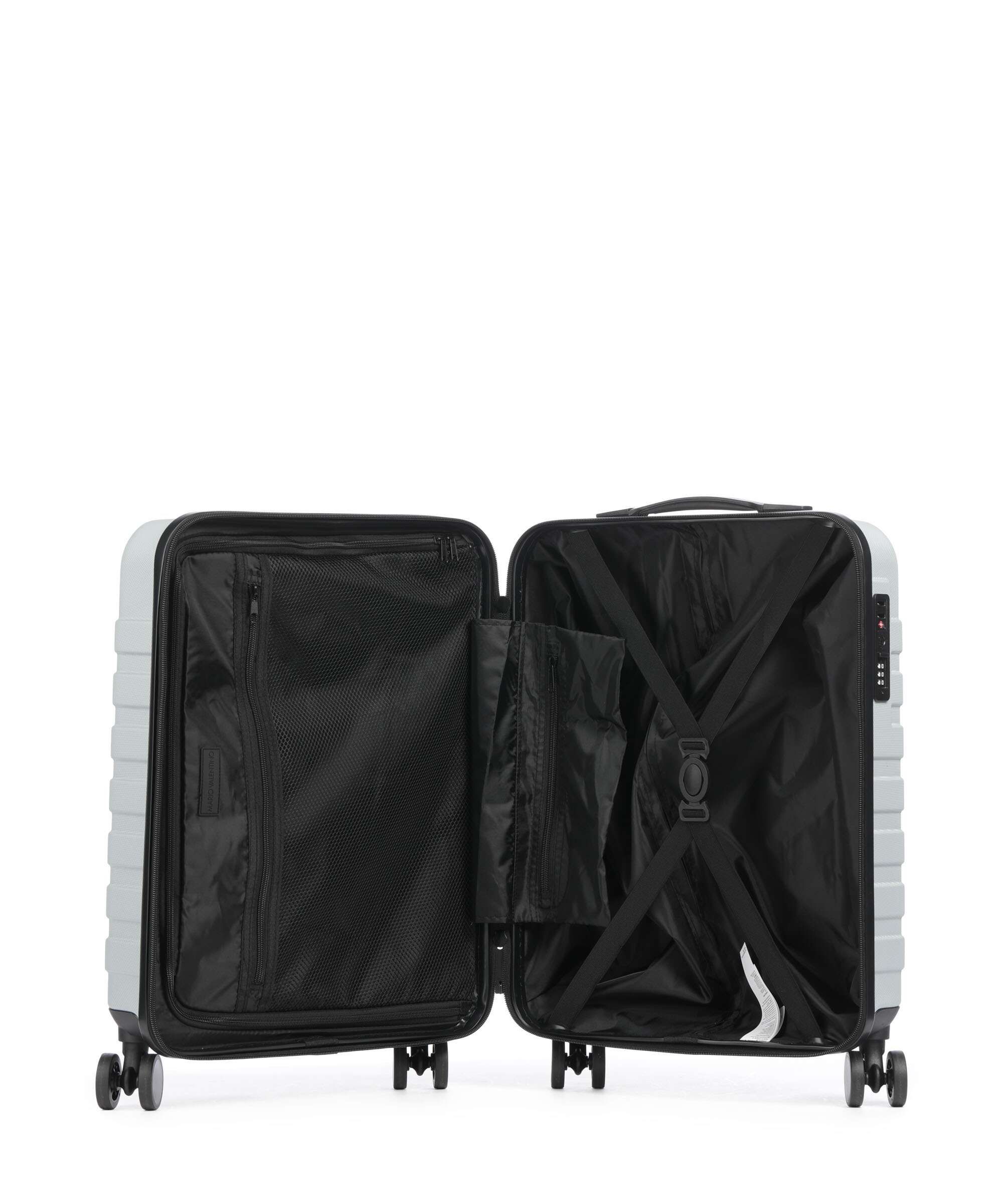 Valentino Bags Starlight Spinner (4 wheels) grigio