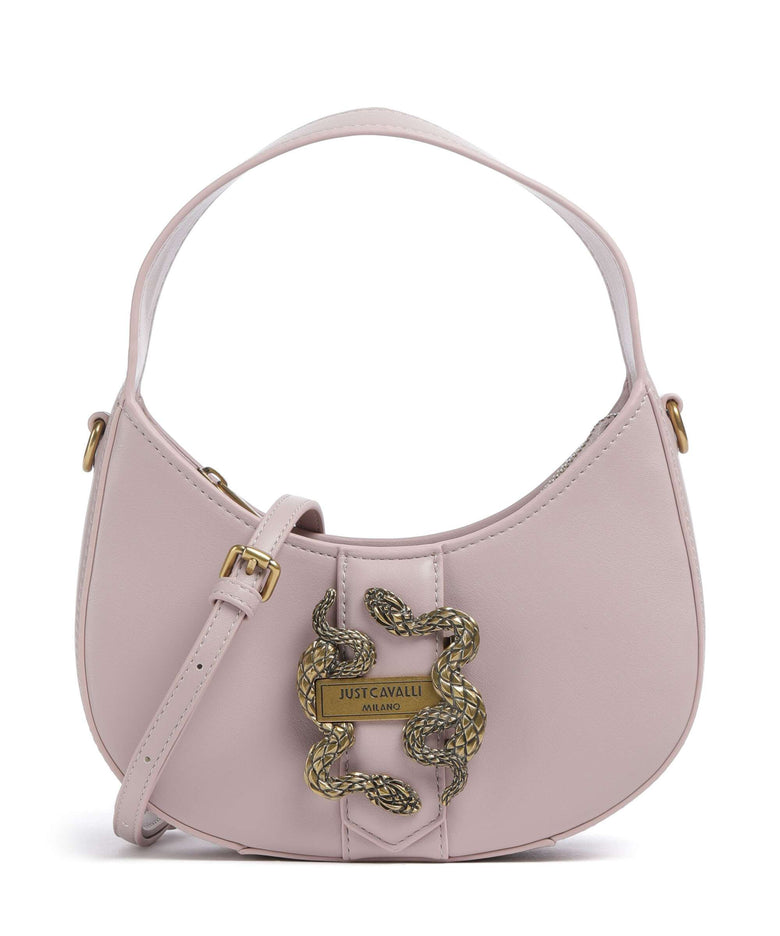 Just Cavalli Iconic Snakes Crossbody bag mauve