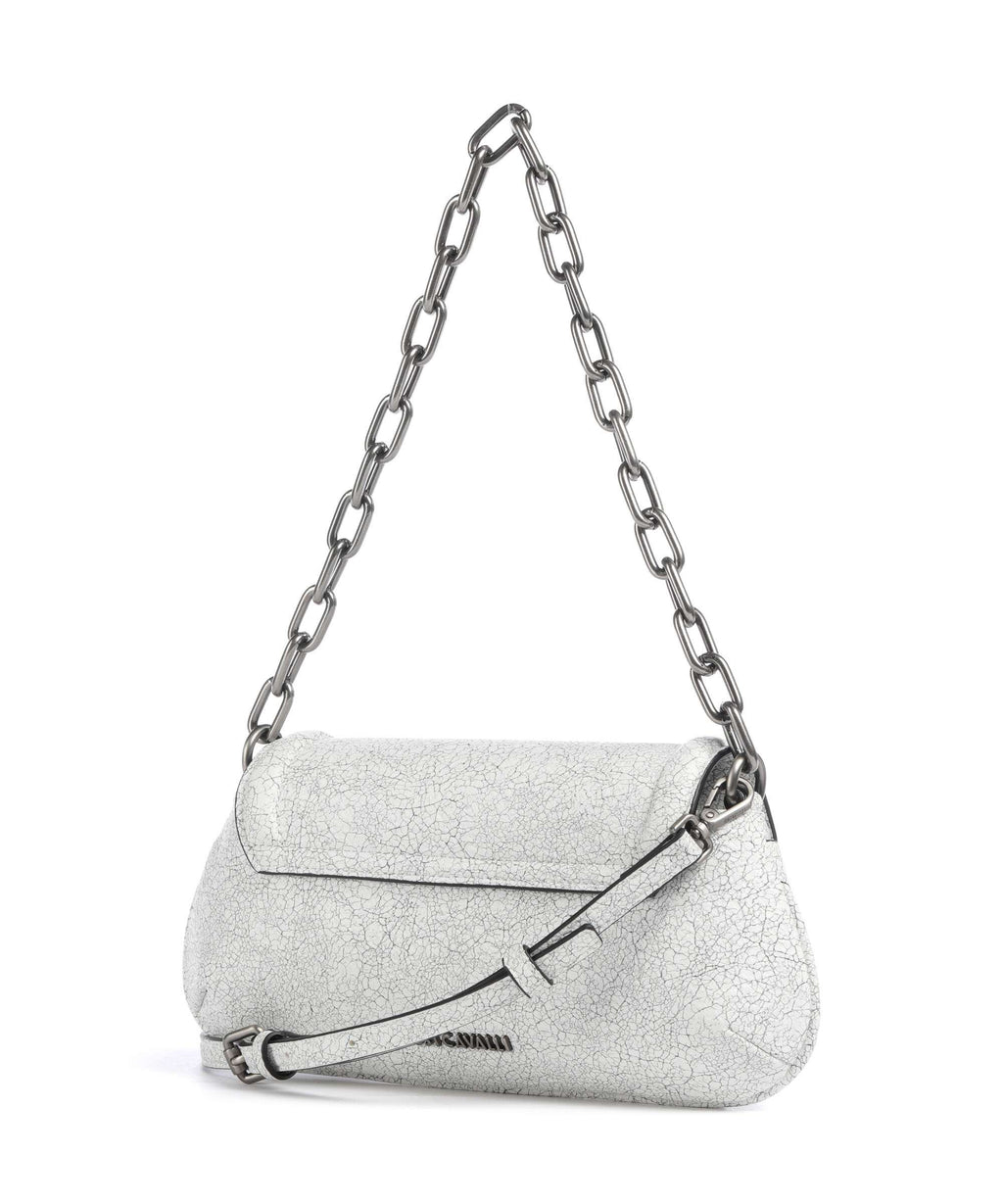 Just Cavalli Crossed Laces Shoulder bag white
