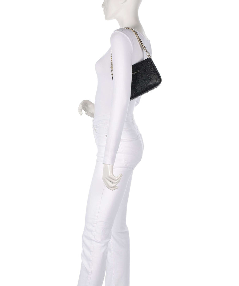 Just Cavalli All Over Gothic Shoulder bag black