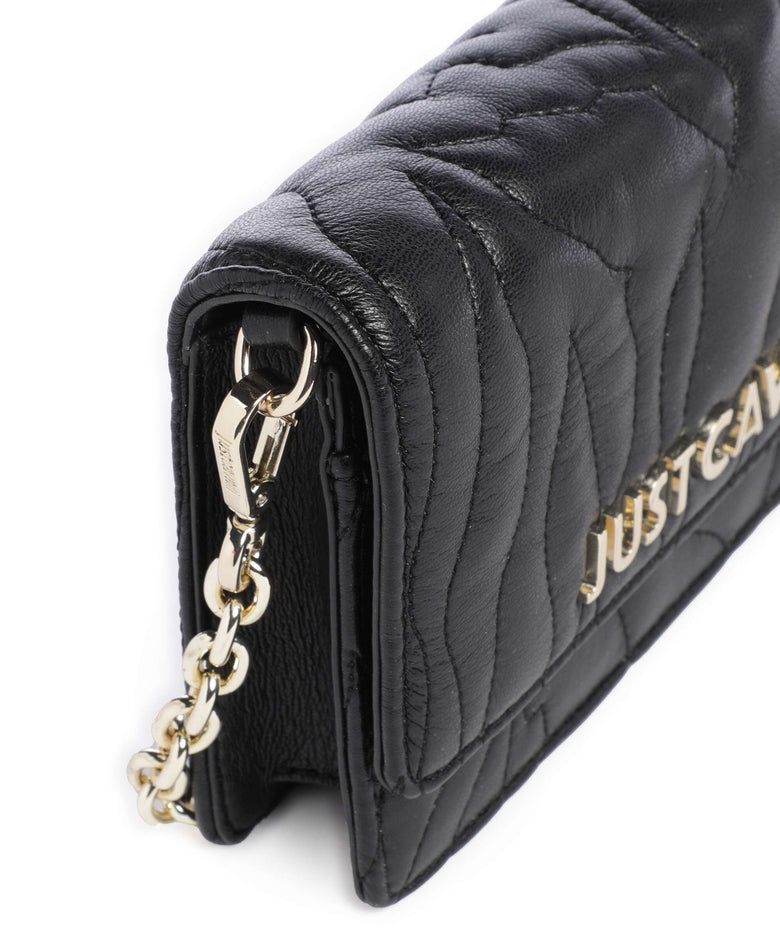 Just Cavalli Quilted Zebra Wallet black