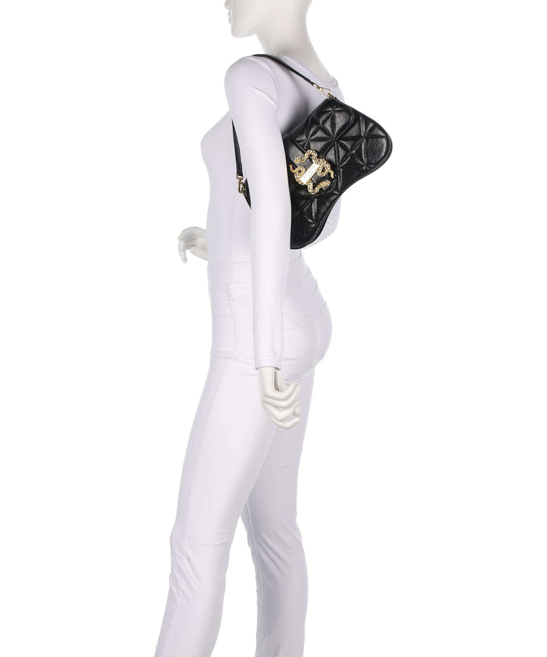 Just Cavalli Iconic Snakes Shoulder bag black