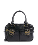 Just Cavalli Iconic Snakes Pockets Handtas black