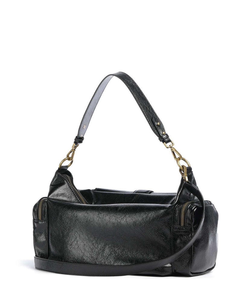 Just Cavalli Iconic Snakes Pockets Shoulder bag black